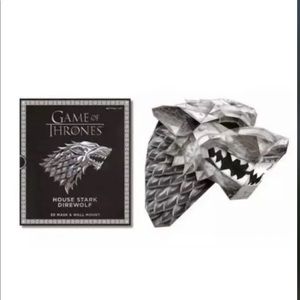 New Game of Thrones Mask - House Star Direwolf 3D Mask Wall Mount HBO